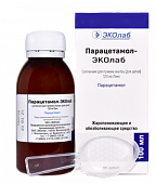 Купить парацетамол-эколаб, суспензия для приема внутрь [для детей], 120 мг/5 мл, 100 мл в Семенове