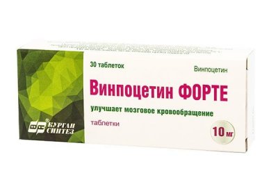 Купить винпоцетин форте, таблетки 10мг, 30 шт в Семенове