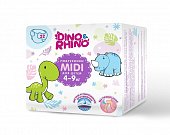 Купить подгузники для детей дино и рино (dino & rhino) размер midi 4-9 кг, 22 шт в Семенове