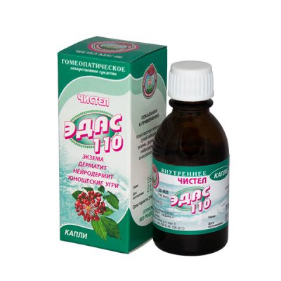 Купить эдас-110 чистел (нейродермит), капли для приема внутрь гомеопатические, 25мл в Семенове