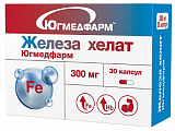 Купить железа хелат югмедфарм, капсулы 30шт бад в Семенове