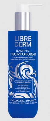 Купить librederm (либридерм) гиалуроновый шампунь интенсивное увлажнение с аргановым маслом, 250мл в Семенове