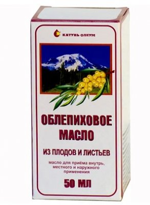 Купить облепиховое масло алтайское, флакон 50мл в Семенове