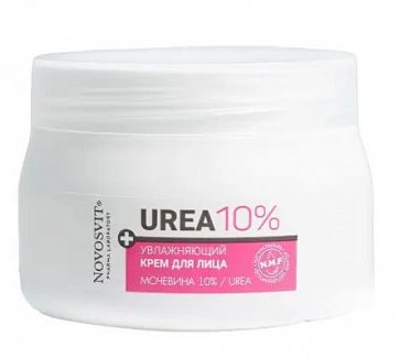 Novosvit (Новосвит) крем для лица увлажняющий Мочевина 10% банка 300 мл
