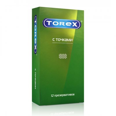 Купить презервативы торекс с точками, №12 (кит ооо, россия) в Семенове