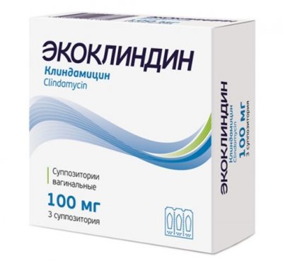 Купить экоклиндин, суппозитории вагинальные 100 мг, 3 шт в Семенове