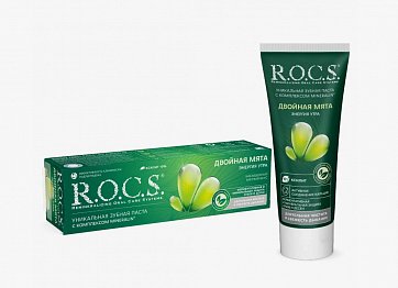 Рокс (R.O.C.S) зубная паста Двойная мята, 74мл