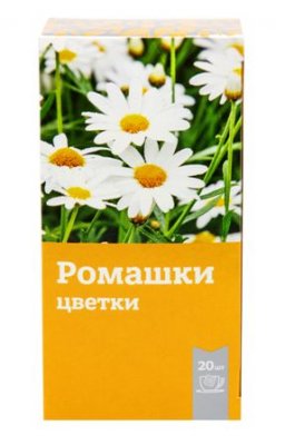 Купить ромашки аптечной цветки, фильтр-пакеты 1,5г, 20 шт бад в Семенове