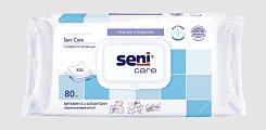 Купить seni care (сени кеа) салфетки влажные для ухода с витамином е и аллантоином 80шт в Семенове