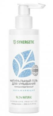 Купить synergetic (синергетик) гель для умывания натуральный увлажняющий, 200 мл в Семенове