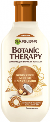 Купить garnier botanic therapy (гарньер) шампунь для волос кокос и макадамия 400мл в Семенове