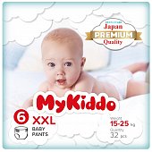 Купить mykiddo premium (майкиддо) подгузники-трусики для детей 15-22кг, 32 шт размер ххl в Семенове
