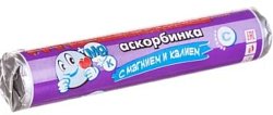 Купить аскорбинка (витамин с) с магнием и калием таблетки массой 3 г 14 шт. бад в Семенове