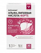 Купить альфа-липоевая кислота форте витаниум, таблетки 30шт бад в Семенове