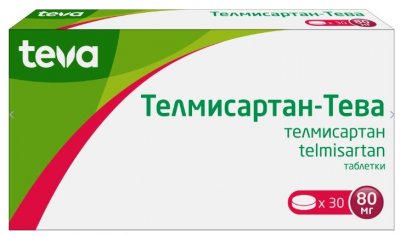 Купить телмисартан-тева таблетки 80мг, 30 шт в Семенове