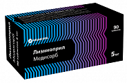 Купить лизиноприл медисорб, таблетки 5 мг, 90 шт в Семенове