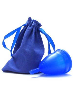 Купить онликап (onlycup) менструальная чаша серия лен размер s, синяя в Семенове