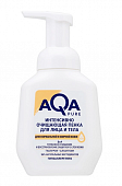 Купить aqa рure (аква пьюр) пенка для лица, тела интенсивно очищающая для нормальной и жирной кожи, 250 мл в Семенове