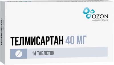 Купить телмисартан таблетки 40мг, 14 шт в Семенове