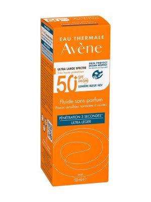 Купить авен (avenе suncare) флюид для лица солнцезащитный без отдушек с тонирующим фильтром, 50 мл spf 50+ в Семенове