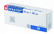 Купить экватор, таблетки 10мг+20мг, 30 шт в Семенове