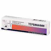 Купить тербинафин, крем для наружного применения 1%, 15г в Семенове