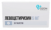 Купить левоцетиризин, таблетки, покрытые пленочной оболочкой 5мг, 30 шт от аллергии в Семенове