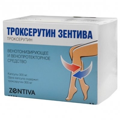 Купить троксерутин зентива, капс 300 мг №30 (зентива а.с., чешская республика) в Семенове