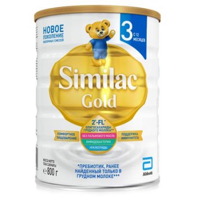 Купить симилак (similac) 3 gold смесь детское молочко 12+, 800г в Семенове