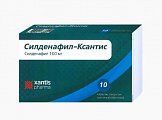 Купить силденафил-ксантис, таблетки покрытые пленочной оболочкой 100 мг, 10 шт в Семенове