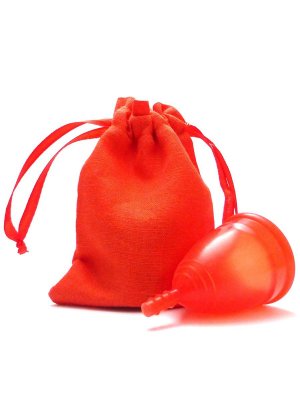 Купить онликап (onlycup) менструальная чаша серия лен размер l, красная в Семенове