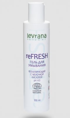 Купить levrana (леврана) гель для умывания регенерирующий refresh, 200мл в Семенове