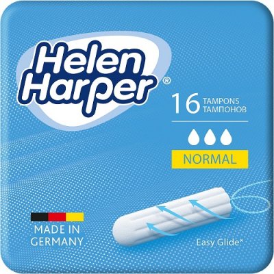 Купить helen harper (хелен харпер) нормал тампоны без аппликатора 16 шт в Семенове