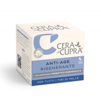 Купить cera di cupra (чера ди купра) крем для лица ночной антивозрастной восстановление с комплексом пробиотиков для всех типов кожи, 50 мл в Семенове