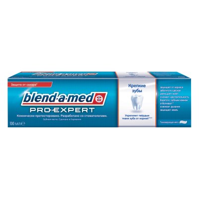 Купить бленд-а-мед зубная паста (blend a med) про-эксперт крепкие зубы тонизирующая мята, 100мл в Семенове