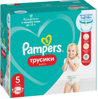 Купить pampers pants (памперс) подгузники-трусы 5 юниор 12-17кг, 150шт в Семенове
