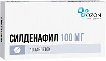 Купить силденафил, таблетки, покрытые пленочной оболочкой 100мг, 10 шт в Семенове