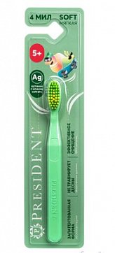 ПрезиДЕНТ (PresiDent) Зубная щетка для детей от 5 лет