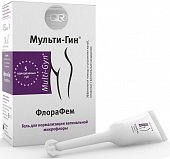 Купить мульти-гин флорафем, гель для нормализации вагинальной микрофлоры 5мл, 5 шт в Семенове