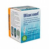 Тест-полоски Diacont (Диаконт), 50 шт