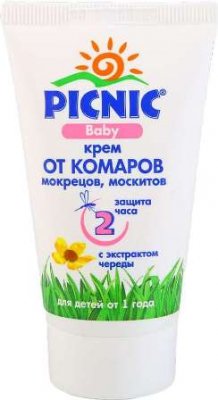 Купить пикник (picnic) baby крем от комаров, 40мл  в Семенове