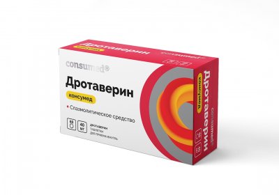 Купить дротаверин консумед (consumed), таблетки 40мг, 60 шт в Семенове
