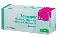 Купить бравадин, таблетки, покрытые пленочной оболочкой 5мг, 56 шт в Семенове