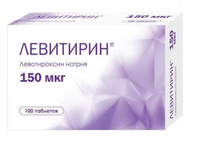 Купить левитирин, таблетки 150 мкг, 100 шт в Семенове