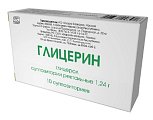 Купить глицерин, суппозитории ректальные 1,24г, 10 шт в Семенове