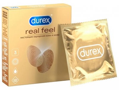 Купить durex (дюрекс) презервативы real feel 3шт в Семенове