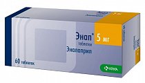 Купить энап, таблетки 5мг, 60 шт в Семенове