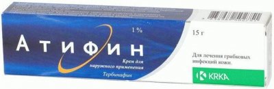 Купить атифин, крем для наружного применения 1%, 15г в Семенове
