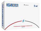 Купить небиволол, таблетки 5мг 56шт в Семенове