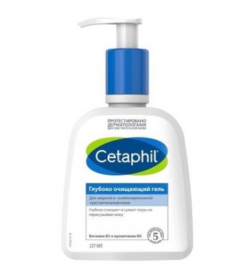 Купить cetaphil (сетафил) гель глубоко очищающий, 237мл в Семенове